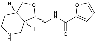rel-N-(((3S,3aR,7aR)-octahydrofuro[3,4-c]pyridin-3-yl)methyl)furan-2-carboxamide Structural