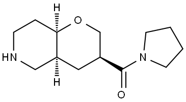 rel-((3S,4aS,8aR)-octahydro-2H-pyrano[3,2-c]pyridin-3-yl)(pyrrolidin-1-yl)methanone Structural