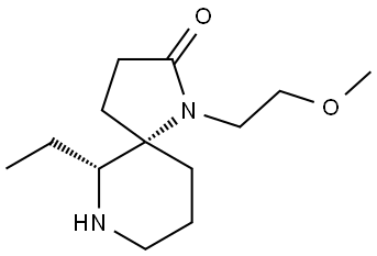Rel-(5S,6R)-6-Ethyl-1-(2-Methoxyethyl)-1,7-Diazaspiro[4.5]Decan-2-One Structural