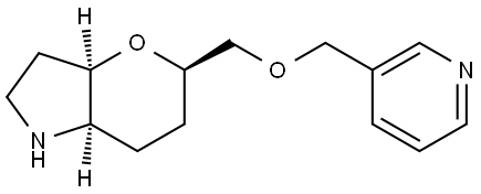 Rel-(3Ar,5R,7Ar)-5-((Pyridin-3-Ylmethoxy)Methyl)Octahydropyrano[3,2-B]Pyrrole Structural