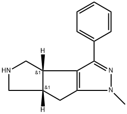 Rel-(3Bs,6As)-1-Methyl-3-Phenyl-3B,4,5,6,6A,7-Hexahydro-1H-Pyrrolo[3',4':3,4]Cyclopenta[1,2-C]Pyrazole Structural
