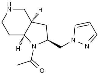 Rel-1-((2S,3Ar,7As)-2-((1H-Pyrazol-1-Yl)Methyl)Octahydro-1H-Pyrrolo[3,2-C]Pyridin-1-Yl)Ethanone Structural