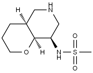 rel-N-((4aS,8R,8aS)-octahydro-2H-pyrano[3,2-c]pyridin-8-yl)methanesulfonamide Structural