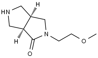 Rel-(3As,6Ar)-2-(2-Methoxyethyl)Hexahydropyrrolo[3,4-C]Pyrrol-1(2H)-One Structural