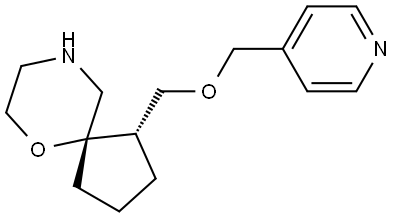 Rel-(1S,5S)-1-((Pyridin-4-Ylmethoxy)Methyl)-6-Oxa-9-Azaspiro[4.5]Decane Structural