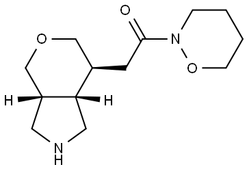 Rel-1-Morpholino-2-((3Ar,7S,7As)-Octahydropyrano[4,3-C]Pyrrol-7-Yl)Ethanone Structural