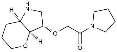 Rel-2-((3S,3As,7Ar)-Octahydropyrano[3,2-B]Pyrrol-3-Yloxy)-1-(Pyrrolidin-1-Yl)Ethanone Structural