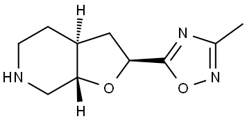 rel-(2S,3aS,7aS)-2-(3-methyl-1,2,4-oxadiazol-5-yl)octahydrofuro[2,3-c]pyridine Structural