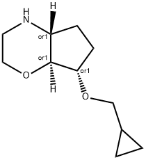 Rel-(4As,7R,7Ar)-7-(Cyclopropylmethoxy)Octahydrocyclopenta[B][1,4]Oxazine Structural