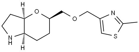 Rel-(3Ar,5R,7Ar)-5-(((2-Methylthiazol-4-Yl)Methoxy)Methyl)Octahydropyrano[3,2-B]Pyrrole Structural