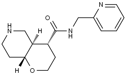 Rel-(4R,4Ar,8Ar)-N-(Pyridin-2-Ylmethyl)Octahydro-2H-Pyrano[3,2-C]Pyridine-4-Carboxamide Structural