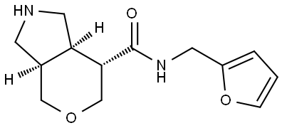 Rel-(3Ar,7S,7Ar)-N-(Furan-2-Ylmethyl)Octahydropyrano[4,3-C]Pyrrole-7-Carboxamide Structural