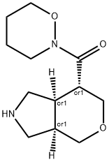 rel-morpholino((3aR,7S,7aR)-octahydropyrano[4,3-c]pyrrol-7-yl)methanone Structural