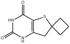 Spiro[cyclobutane-1,6'(1'H)-thieno[3,2-d]pyrimidine]-2',4'(3'H,7'H)-dione Structural