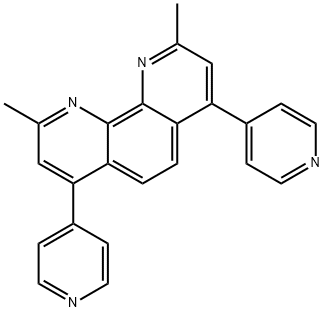 H-2,9-dimethyl-4,7-di(pyridin-4-yl)-1,10-phenanthroline Structural