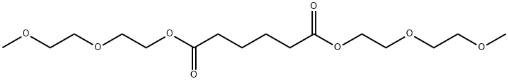 Hexanedioic acid, 1,6-bis[2-(2-methoxyethoxy)ethyl] ester Structural