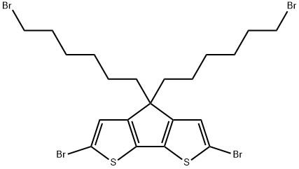 2,6-Dibromo-4,4-bis(6-bromohexyl)-4H-cyclopenta[2,1-
b:3,4-b’]dithiophene