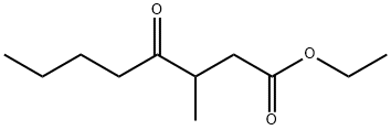Octanoic acid, 3-methyl-4-oxo-, ethyl ester Structural