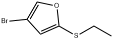 Furan, 4-bromo-2-(ethylthio)- Structural