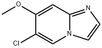 Imidazo[1,2-a]pyridine, 6-chloro-7-methoxy- Structural