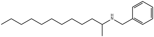 benzyl(dodecan-2-yl)amine Structural