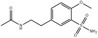 N-[2-(4-methoxy-3-sulfamoylphenyl)ethyl]acetamide Structural