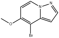 Pyrazolo[1,5-a]pyridine, 4-bromo-5-methoxy- Structural