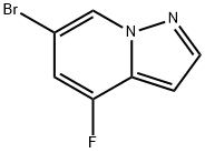 Pyrazolo[1,5-a]pyridine, 6-bromo-4-fluoro- Structural