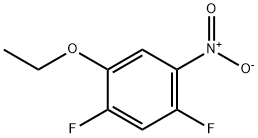Benzene, 1-ethoxy-2,4-difluoro-5-nitro- Structural