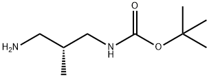 Carbamic acid, N-[(2R)-3-amino-2-methylpropyl]-, 1,1-dimethylethyl ester Structural