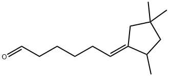 Hexanal, 6-(2,4,4-trimethylcyclopentylidene)-, (6E)- Structural