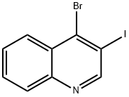 Quinoline, 4-bromo-3-iodo- Structural