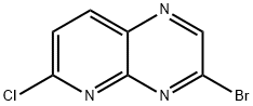 Pyrido[2,3-b]pyrazine, 3-bromo-6-chloro- Structural
