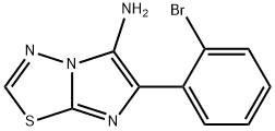 Imidazo[2,1-b]-1,3,4-thiadiazol-5-amine, 6-(2-bromophenyl)- Structural