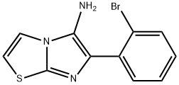 Imidazo[2,1-b]thiazol-5-amine, 6-(2-bromophenyl)- Structural