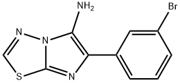 Imidazo[2,1-b]-1,3,4-thiadiazol-5-amine, 6-(3-bromophenyl)- Structural
