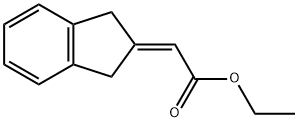 Acetic acid, 2-(1,3-dihydro-2H-inden-2-ylidene)-, ethyl ester Structural