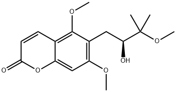 Toddalolactone 3′-O-methyl ether Structural