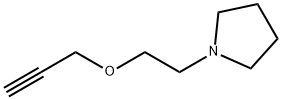 Pyrrolidine, 1-[2-(2-propyn-1-yloxy)ethyl]- Structural