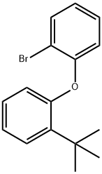 Benzene, 1-bromo-2-[2-(1,1-dimethylethyl)phenoxy]- Structural