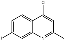 Quinoline, 4-chloro-7-iodo-2-methyl- Structural