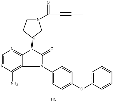 ONO-4059 (hydrochloride) Structural