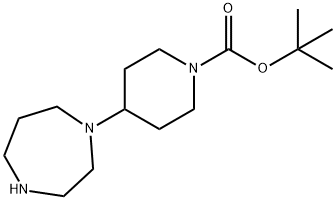 tert-butyl 4-(1,4-diazepan-1-yl)piperidine-1-carboxylate Structural