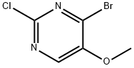 Pyrimidine, 4-bromo-2-chloro-5-methoxy- Structural