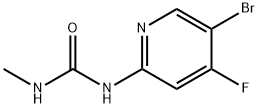 Urea, N-(5-bromo-4-fluoro-2-pyridinyl)-N'-methyl- Structural