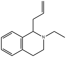 Isoquinoline, 2-ethyl-1,2,3,4-tetrahydro-1-(2-propen-1-yl)- Structural