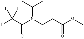 methyl 3-[2,2,2-trifluoro-N-(propan-2-yl)acetamido]propanoate Structural