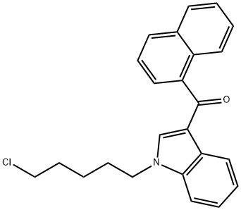 JWH 018 N-(5-chloropentyl) analog Structural