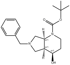 Racemic-(4R,4aS,7aS)-tert-butyl 6-benzyl-4-hydroxyoctahydro-1H-pyrrolo[3,4-b]pyridine-1-carboxylate(WX111498) Structural
