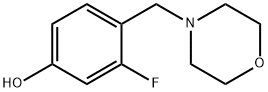 Phenol, 3-fluoro-4-(4-morpholinylmethyl)- Structural